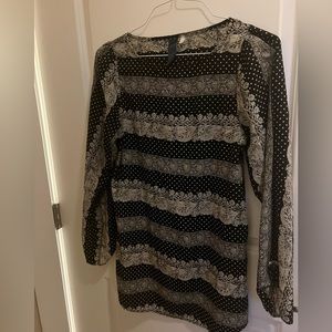 Black and tan dress size small